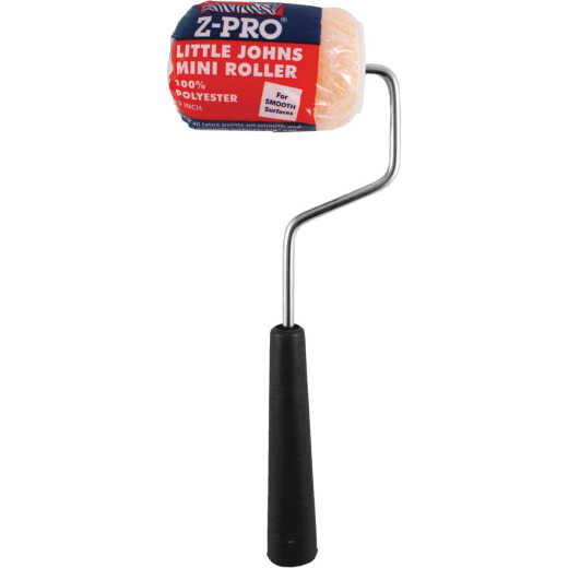 Premier Z-Pro 3 In. x 3/8 In. Semi-Smooth Knit Paint Roller Cover & Frame